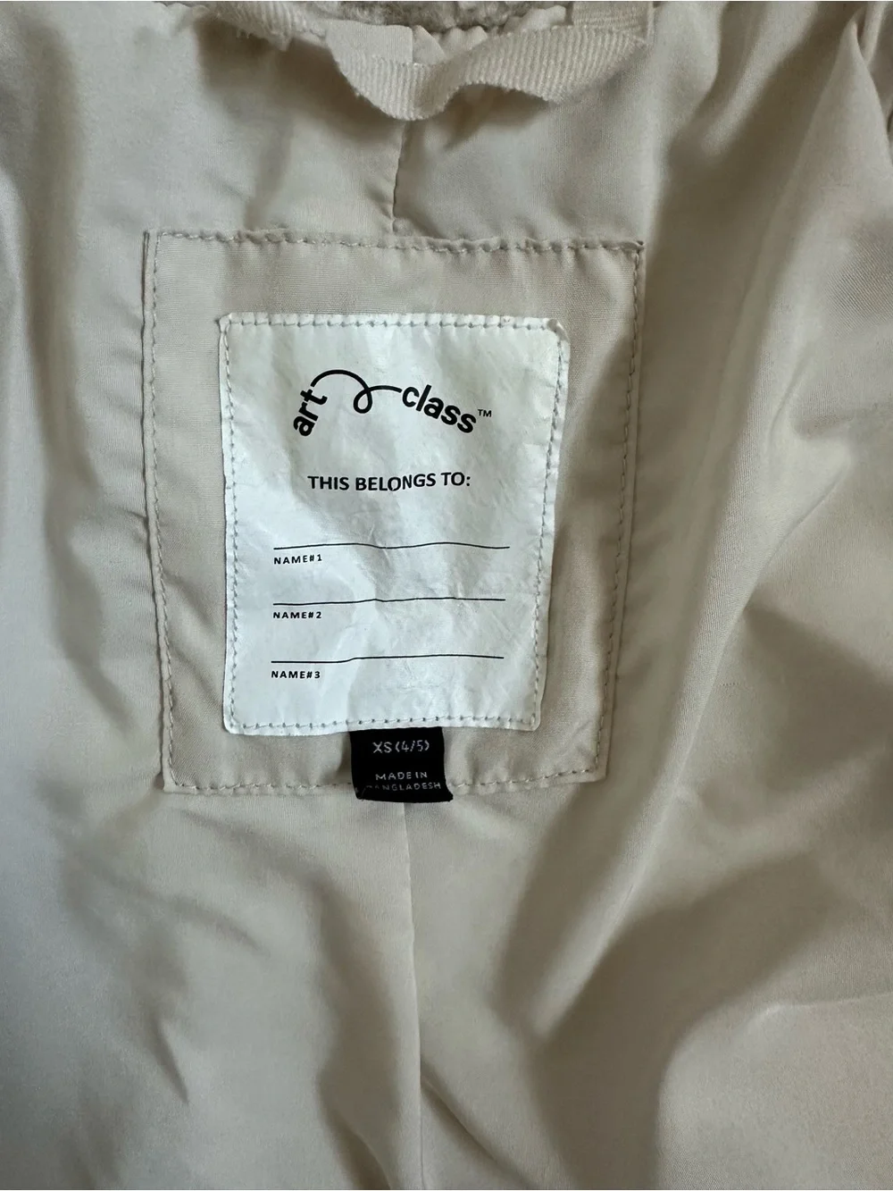 Kids Cozy Sherpa Jacket - Cream